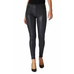 Hudson Jeans Barbara High-waisted Skinny Sparkle Ankle Jeans In Apollo